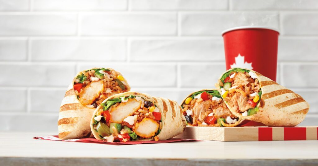 Tim Hortons Wraps prices