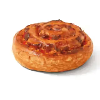 Red Pepper Swiss Savoury Pinwheel