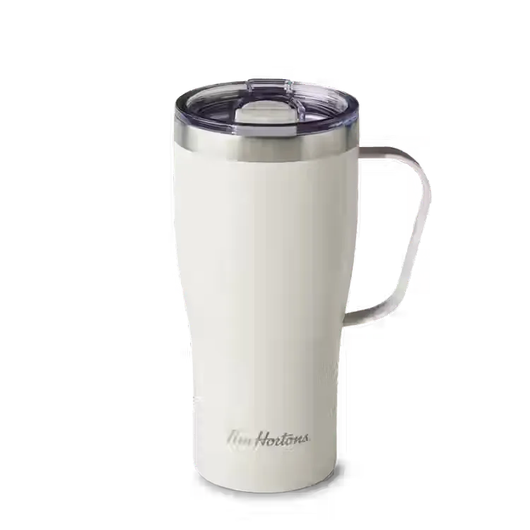 20oz Stainless Steel Travel Mug - Cream Shimmer
